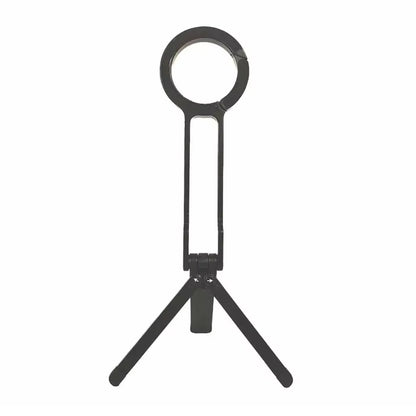 Alloy Phone Tripod Safety Buckle, Suitable for Iphone Portable Double-Sided Magnetic Tripod Desktop Phone Handle Holder