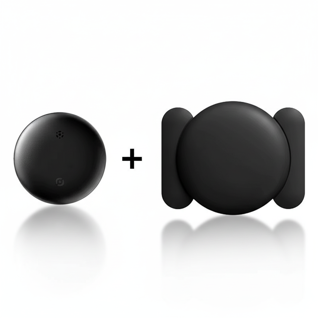 Magnetic Smart Tracker for Android – Your Ultimate GPS Solution for Lost Items, Waterproof & Shockproof Alternative to AirTags with Protective Case